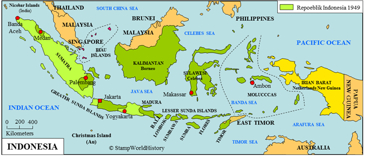 Postal history Indonesia