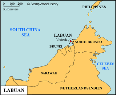 Postal history Labuan