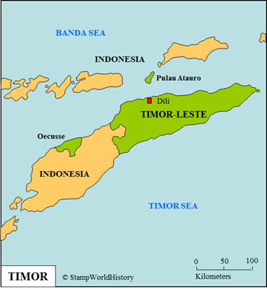 Postal history Timor