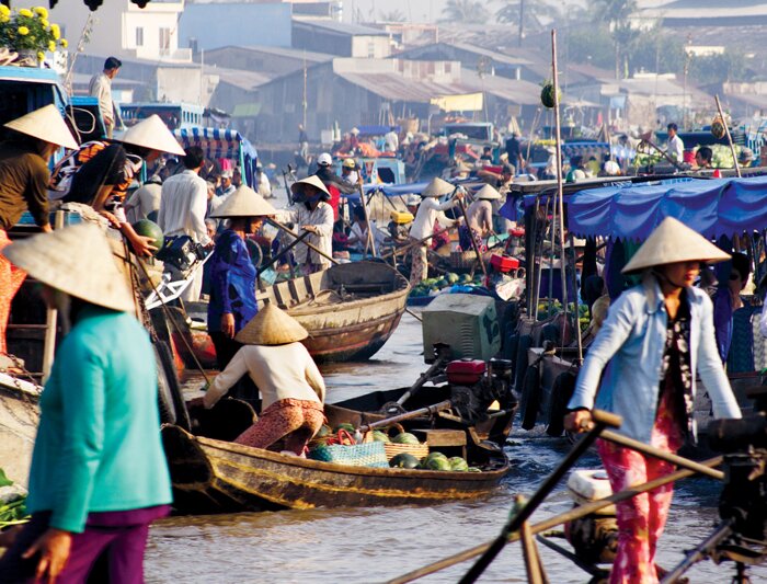 Floating market