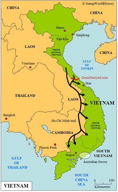 Postal history Vietnam