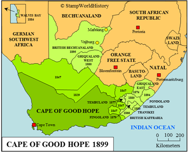 Postal history Cape of Good Hope