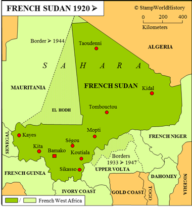 PPostal history French Sudan