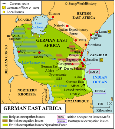 Postal history German East Africa