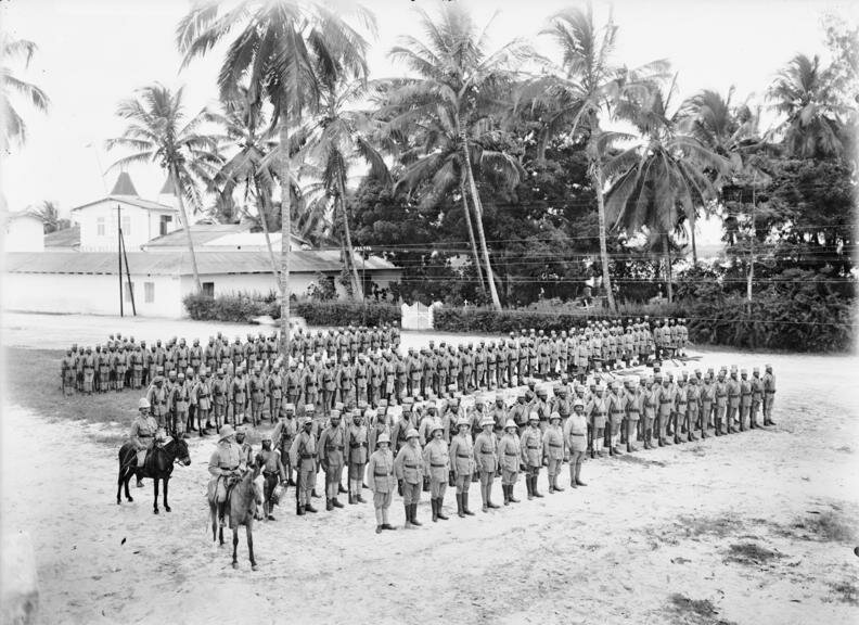 German Schutztruppe, Askari company - colonial troops, local company with German officers