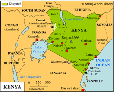 Postal history Kenya
