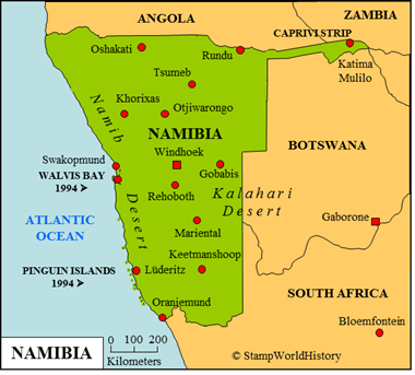 Postal history Namibia