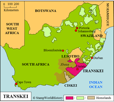 Postal history Transkei