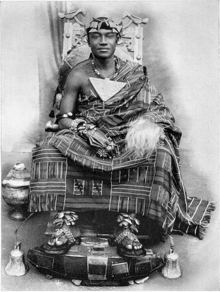 Asantehene Prempeh II in the 1930's - Asantahene is the official title of the ruler of the Ashanti.