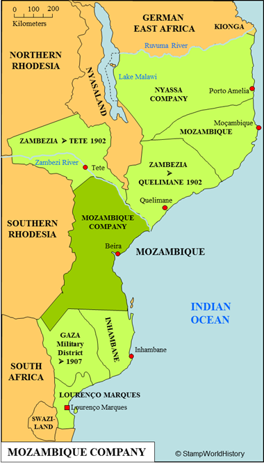 Postal history Mozambique Company