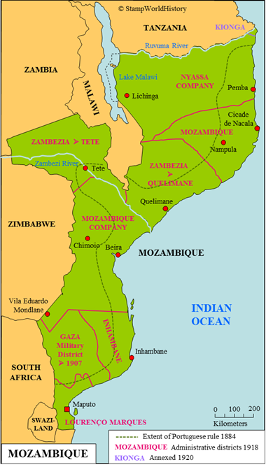 Postal history Mozambique