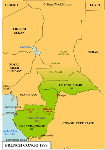 Postal history French Equatorial Africa