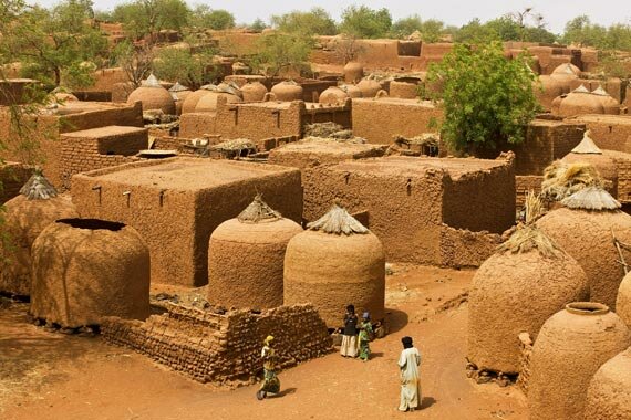 As many African countries Nigeria is full of contrasts - The Hausa village of Yaama in northern Nigeria