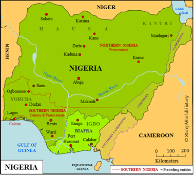 Postal history Nigeria