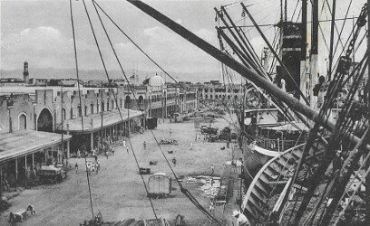 The waterfront at the port of Massaua