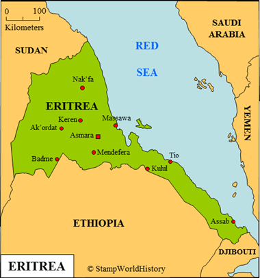 Postal history Eritrea