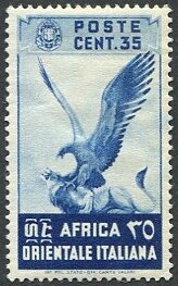 Postal history Italian East Africa