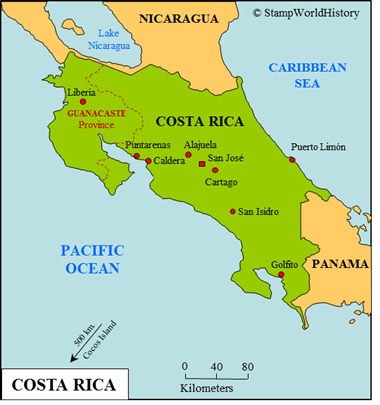 Postal history Costa Rica