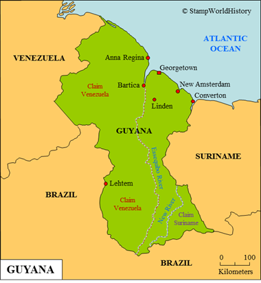 Postal history Guyana