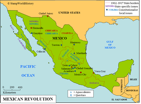 Postal history Mexican Revolution