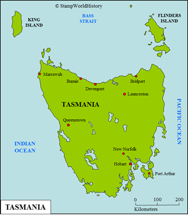 Postal history Tasmania