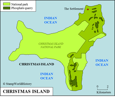 Postal history Christmas Island
