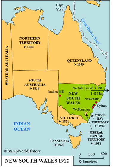 Postal history New South Wales
