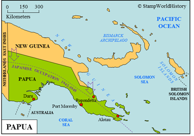 Postal history Papua