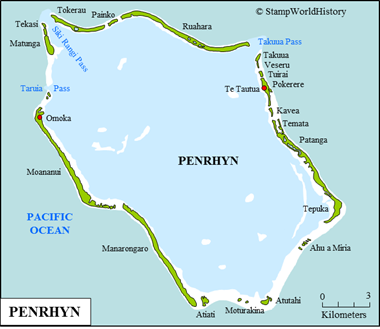 Postal history Penrhyn