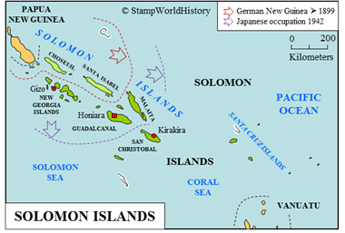 Postal history Solomon Islands