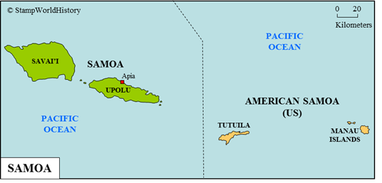 Postal history Samoa