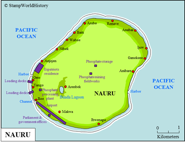 Postal history Nauru