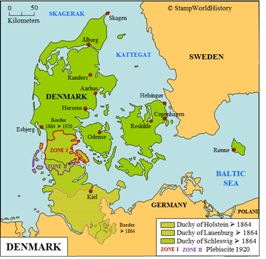 Postal history Denmark