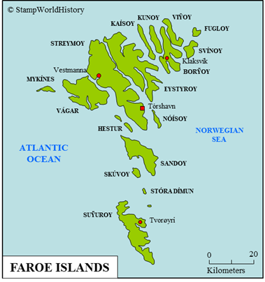 Postal history Faroe Islands