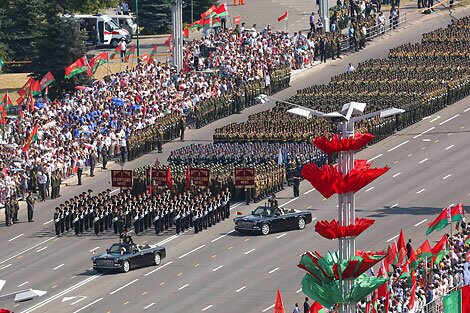 2016 - Independence Day. Belarus is one of the former Soviet republics in which the heritage of the Soviet Union is still strongly felt. Including the tradition of a military parade on Independence Day.