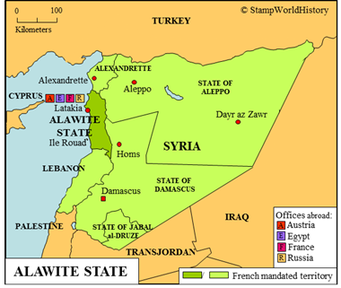 Postal history Alawite State