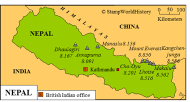 Postal history Nepal