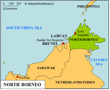 Postal history North Borneo