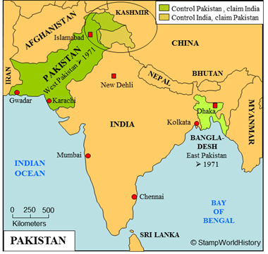 Postal history Pakistan