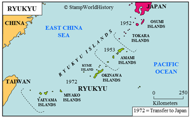 Postal history Ryukyu Islands