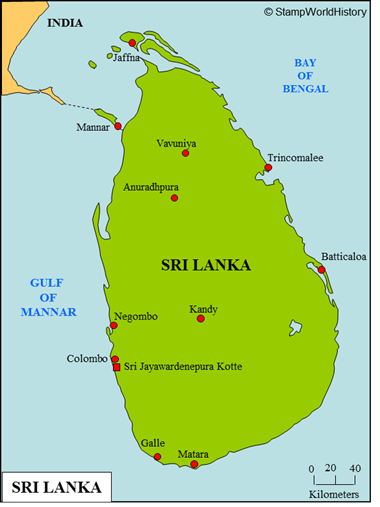 Postal history Sri Lanka