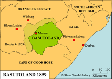 Stamps and postal history Basutoland