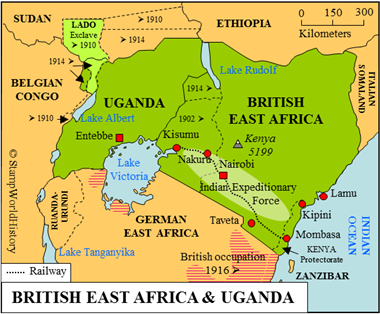 Postal history British East Africa & Uganda