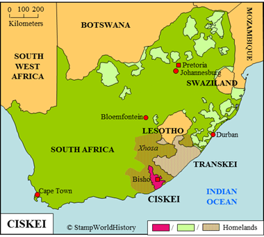 Postal history Ciskei