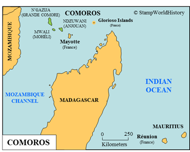 Postal history Comoros