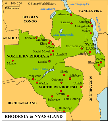 Postal history Rhodesia & Nyasaland