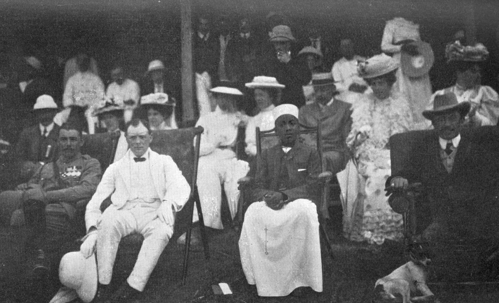 Winston Churchill - Under-Secretary of State for the Colonies - meeting King Daudi Cwa II of Buganda in Kampala 1907