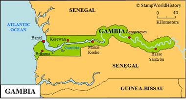 Postal history Gambia
