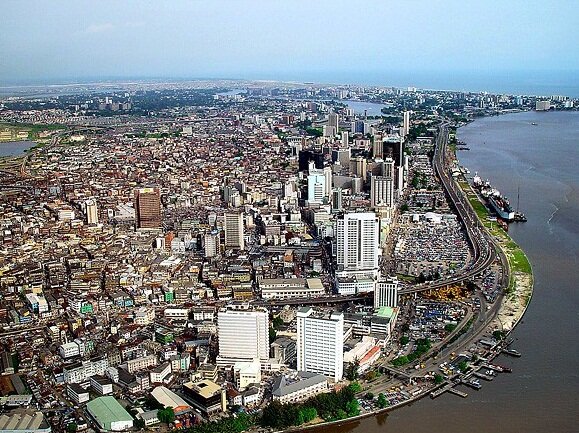 The trade settlement of Lagos has grown into a metropolis of a reported 21 million people - the largest in Africa