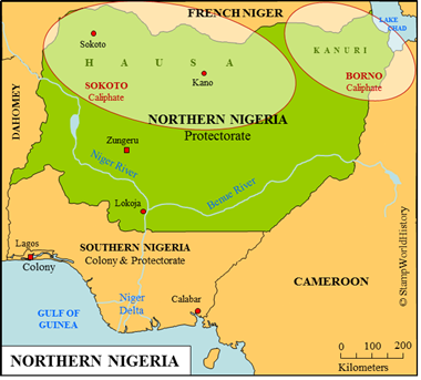 Postal history Northern Nigeria